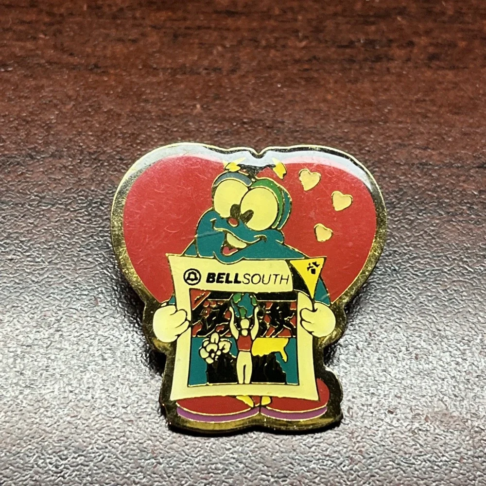 1996 Atlanta Summer Olympics BellSouth Phone Company Sponsor Izzy Lapel‎ Hat Pin